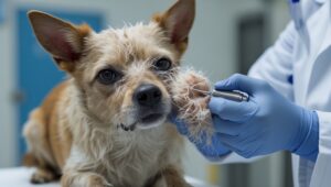 what mange looks like on a dog
